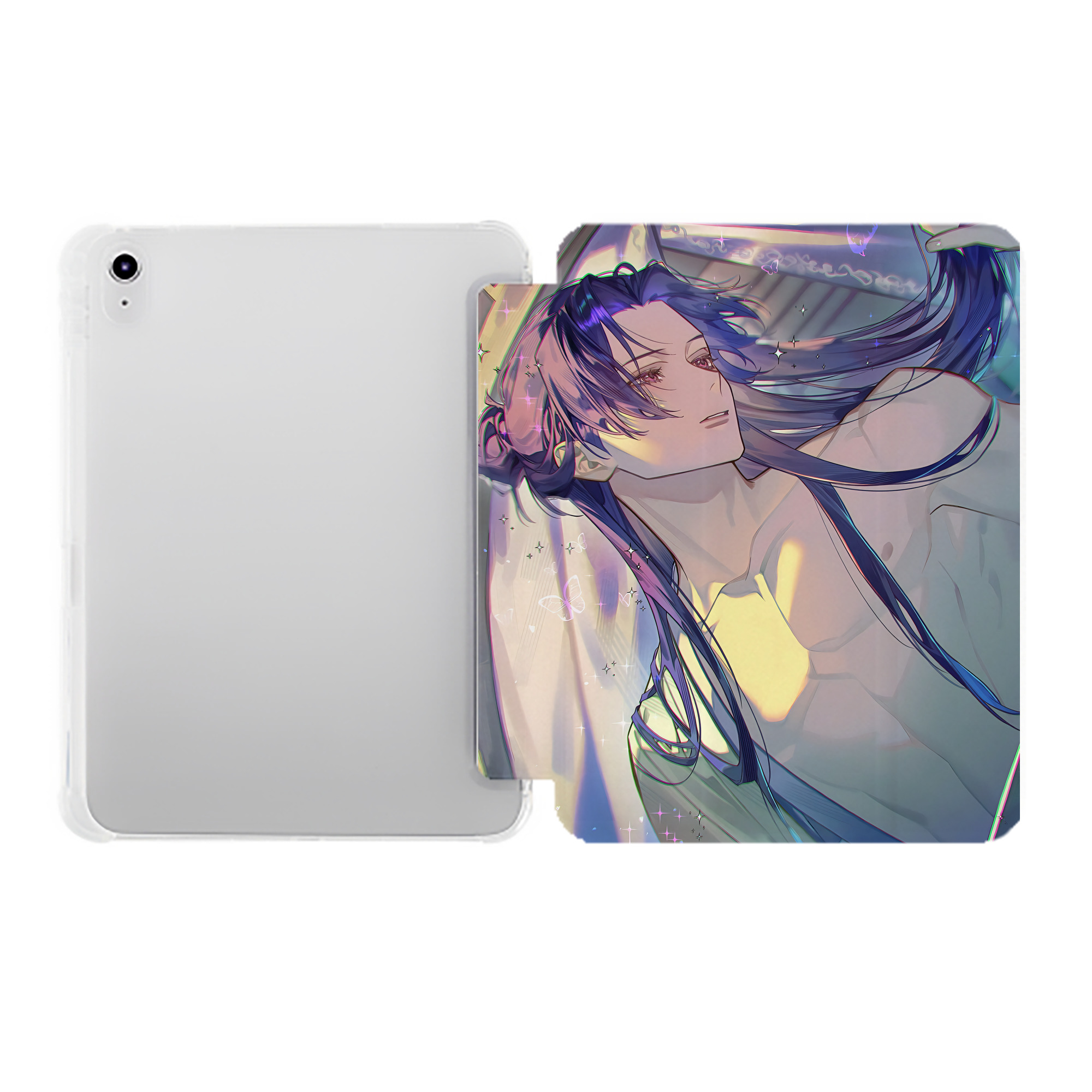 （画像用） 薬屋のひとりごと The Apothecary Diaries IPad ケース ペン収納付き 三つ折りスタンド PUレザー×シリコン 対応機種9.5/10.5/10.9インチ